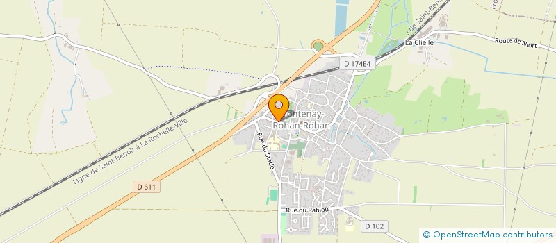 localisation de l'entreprise MONSIEUR LANGIS GALLANT  FRONTENAY-ROHAN-ROHAN