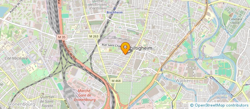 localisation de l'entreprise MONSIEUR LANGTON RYBIENIK  SCHILTIGHEIM