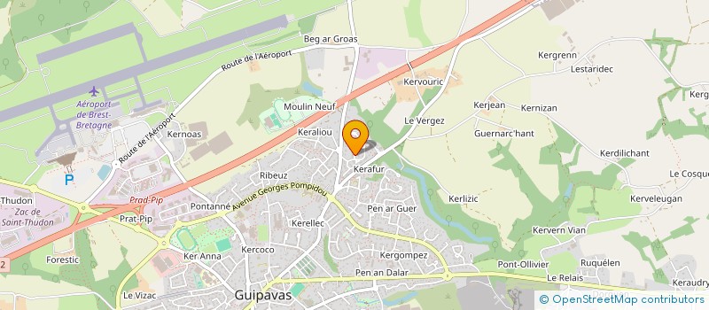 localisation de l'entreprise MONSIEUR LANIG SIMON  MORLAIX