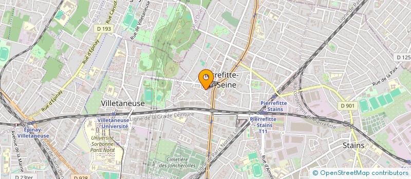 localisation de l'entreprise MONSIEUR LANSANA CAMARA à PIERREFITTE-SUR-SEINE