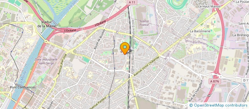 localisation de l'entreprise MONSIEUR LANSANA CAMARA à ANGERS