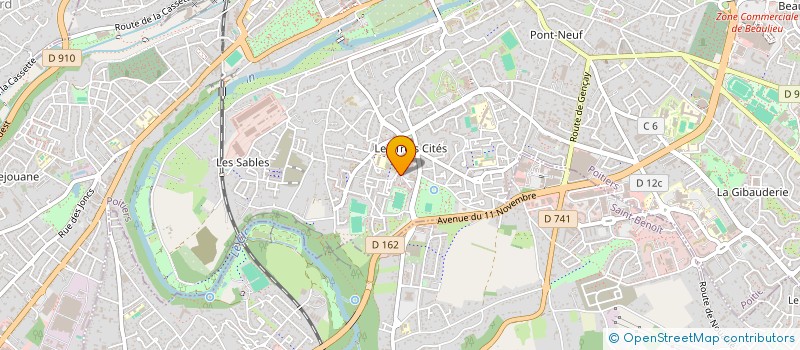 localisation de l'entreprise MONSIEUR LANSANA DIAKHABY  POITIERS