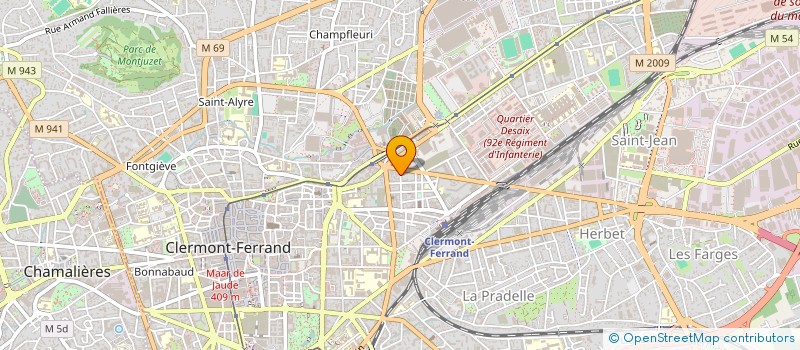 localisation de l'entreprise MONSIEUR LANSANA SIDIBE  CLERMONT-FERRAND