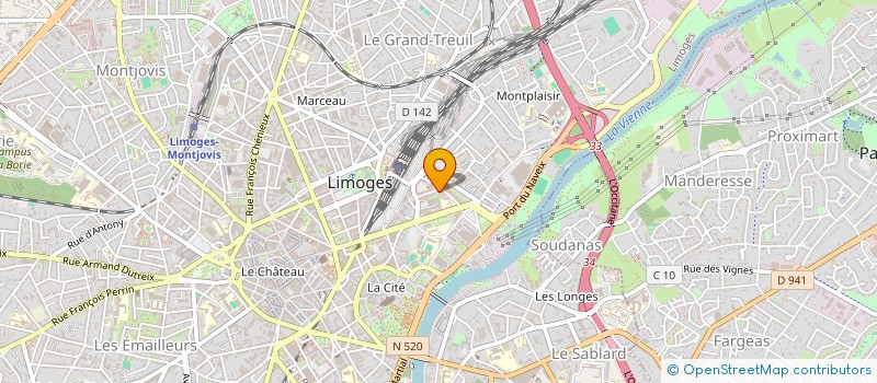 localisation de l'entreprise MONSIEUR LANSANA SOUARE à LIMOGES