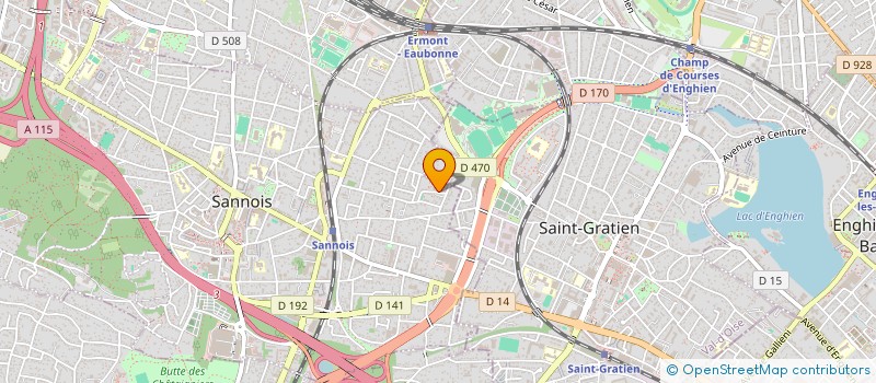 localisation de l'entreprise MONSIEUR LANSENY TOURE à SANNOIS