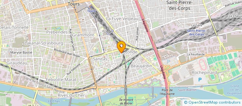 localisation de l'entreprise MONSIEUR LANSSANA DIARRE  TOURS