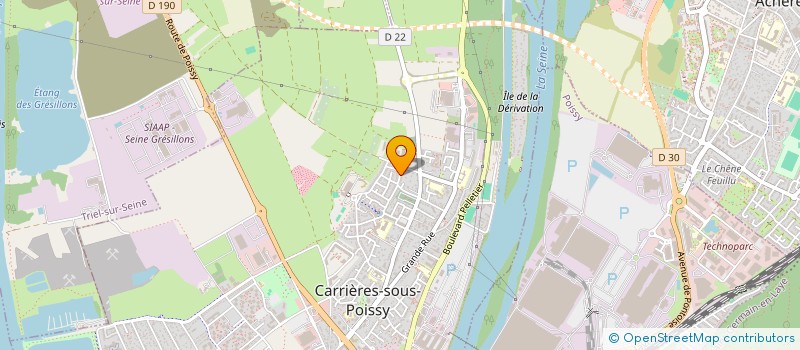 localisation de l'entreprise MONSIEUR LANTONIRINA RAVOAJA  CARRIERES-SOUS-POISSY