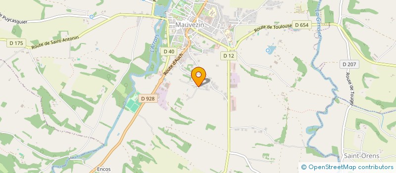 localisation de l'entreprise MONSIEUR LANZO SARTOR  MAUVEZIN