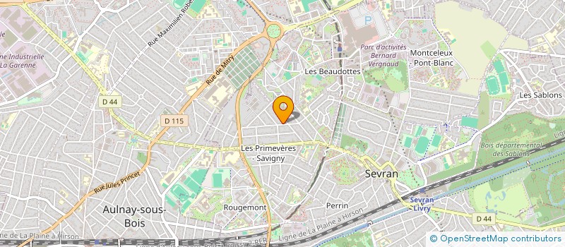 localisation de l'entreprise MONSIEUR LAOIRI BEL HADJ à SEVRAN
