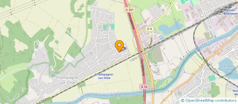 localisation de l'entreprise MONSIEUR LAOUARI MOUMEN  CHAMPAGNE-SUR-OISE