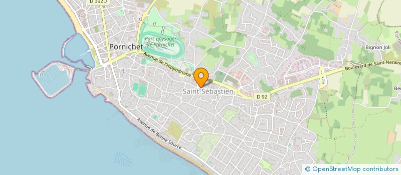 localisation de l'entreprise MONSIEUR LAOUENAN ALLAIN  PORNICHET