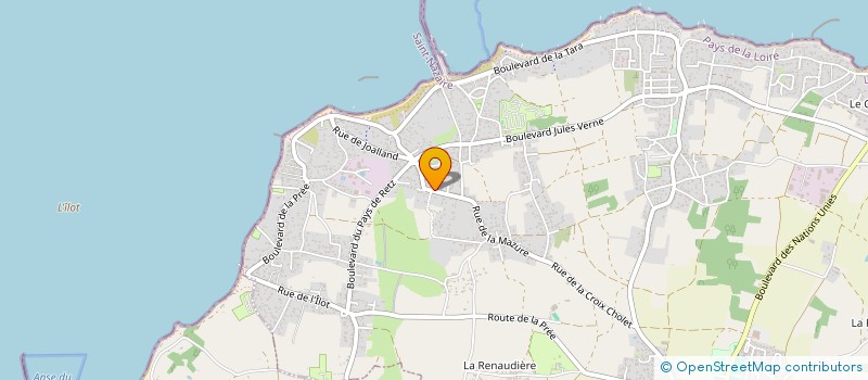 localisation de l'entreprise MONSIEUR LAOUENAN VALY à LA PLAINE-SUR-MER