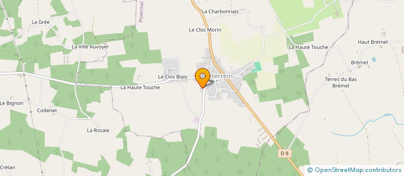 localisation de l'entreprise MONSIEUR LAOUENANN COUDE à PLOERMEL