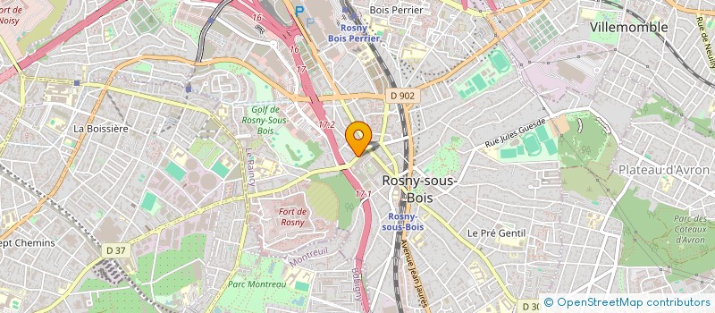 localisation de l'entreprise MONSIEUR LAOUNI ZERGAOUI à ROSNY SOUS BOIS