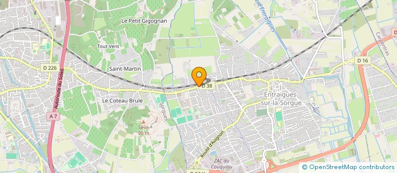 localisation de l'entreprise MONSIEUR LAP TRAN  ENTRAIGUES-SUR-LA-SORGUE