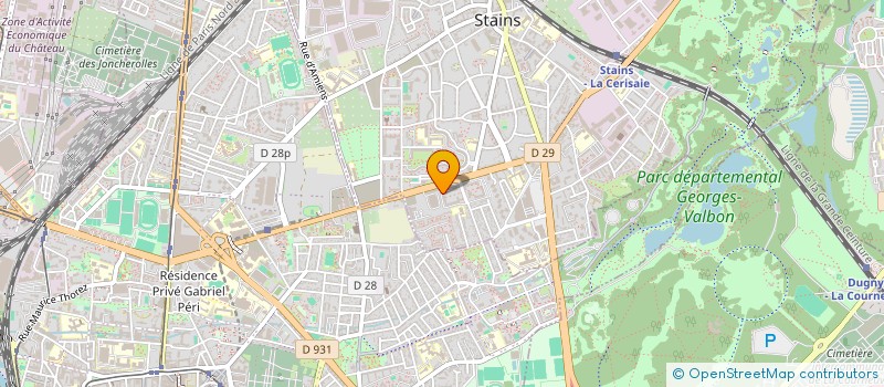 localisation de l'entreprise MONSIEUR LARBI ABBAS à STAINS