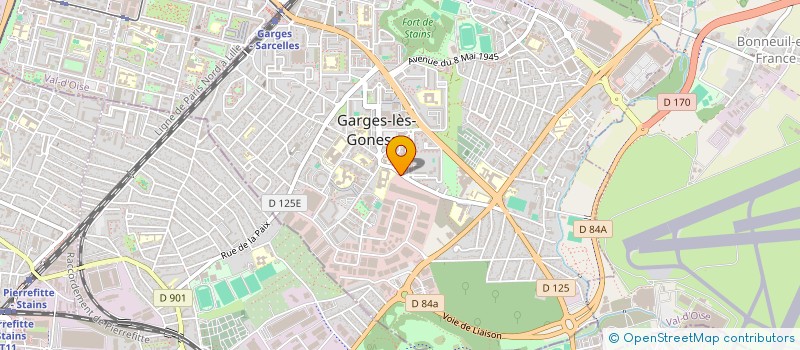 localisation de l'entreprise MONSIEUR LARBI AID  GARGES-LES-GONESSE