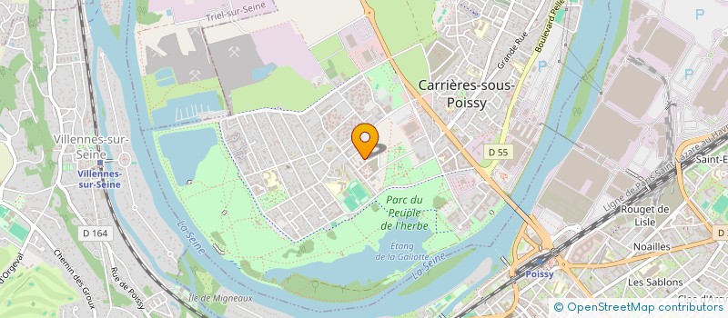 localisation de l'entreprise MONSIEUR LARBI ALES BOUZAR  CARRIERES-SOUS-POISSY