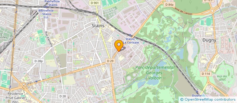 localisation de l'entreprise MONSIEUR LARBI AMANOUNE à STAINS