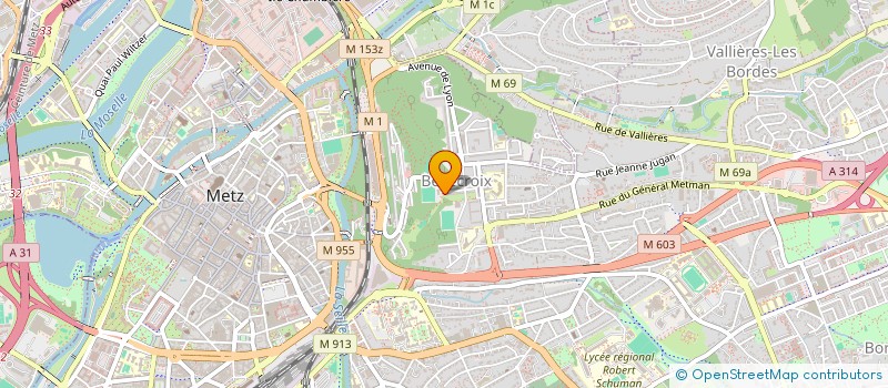 localisation de l'entreprise MONSIEUR LARBI BAAZI  METZ