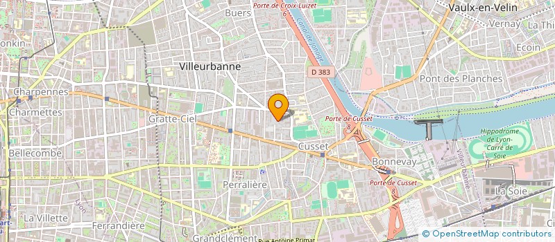 localisation de l'entreprise MONSIEUR LARBI BELKHERROUBI  VILLEURBANNE