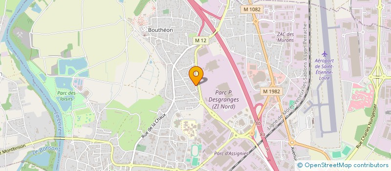 localisation de l'entreprise MONSIEUR LARBI BENAMIER à ANDREZIEUX-BOUTHEON
