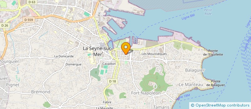 localisation de l'entreprise MONSIEUR LARBI BENBAHA à LA SEYNE-SUR-MER