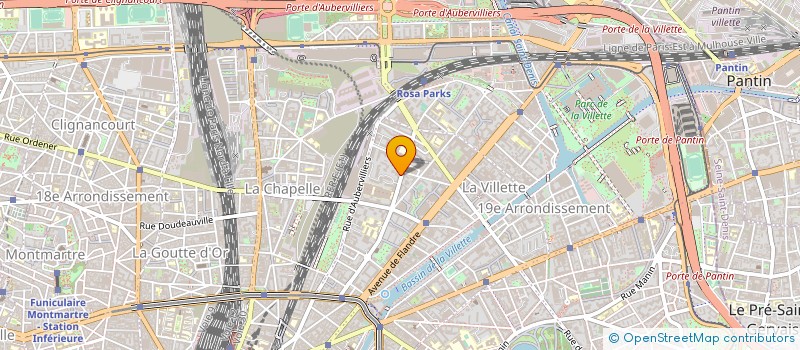 localisation de l'entreprise MONSIEUR LARBI BENCHAA  PARIS