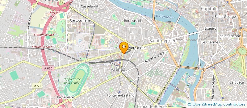 localisation de l'entreprise MONSIEUR LARBI BENHAMDI  TOULOUSE