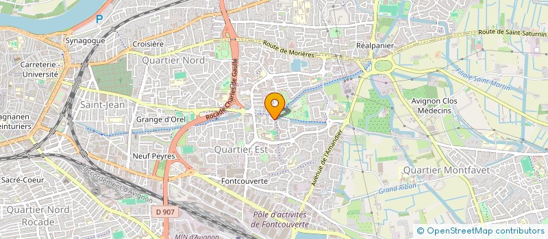 localisation de l'entreprise MONSIEUR LARBI BENMELOUKA  AVIGNON