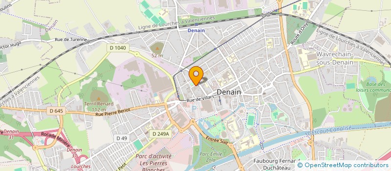 localisation de l'entreprise MONSIEUR LARBI BENMOUHOUB à DENAIN