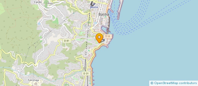 localisation de l'entreprise MONSIEUR LARBI BENSAIDA à BASTIA