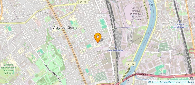 localisation de l'entreprise MONSIEUR LARBI BENSIOHOUM à VITRY-SUR-SEINE