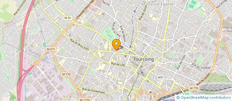 localisation de l'entreprise MONSIEUR LARBI BERTAL  TOURCOING