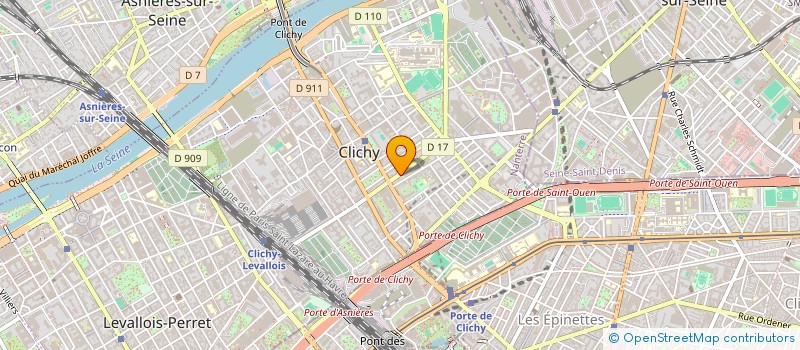 localisation de l'entreprise MONSIEUR LARBI BOUKKEROU à CLICHY