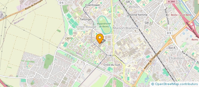 localisation de l'entreprise MONSIEUR LARBI CHEKKALI  REIMS