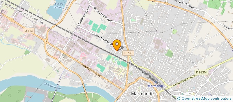 localisation de l'entreprise MONSIEUR LARBI CHERAK  MARMANDE