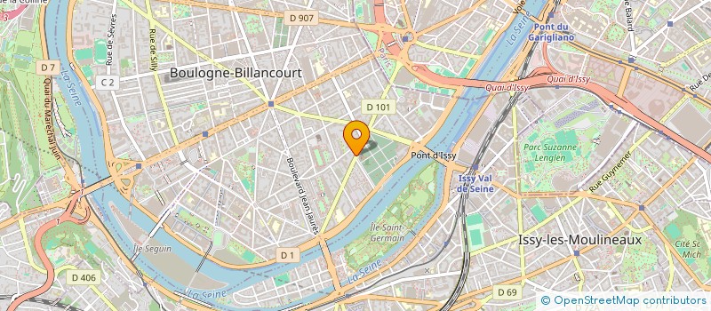 localisation de l'entreprise MONSIEUR LARBI CHRAIBI à BOULOGNE-BILLANCOURT