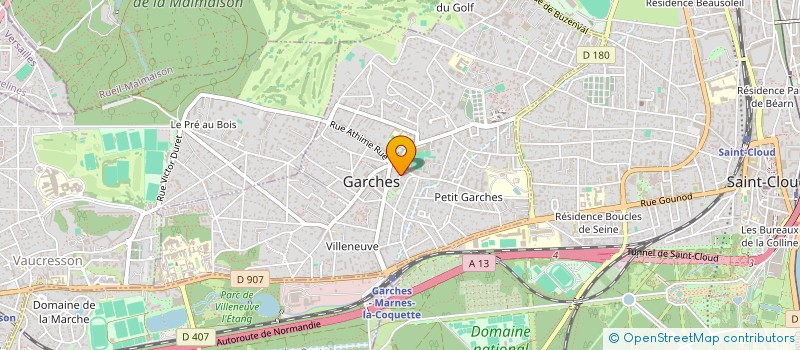 localisation de l'entreprise MONSIEUR LARBI DHIF à GARCHES
