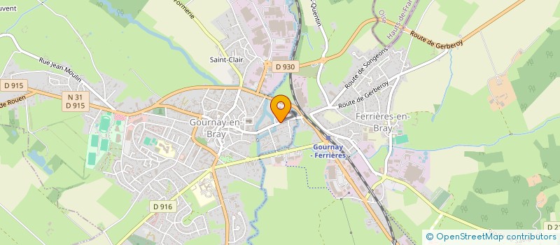 localisation de l'entreprise MONSIEUR LARBI EL GUEZAR  GOURNAY-EN-BRAY