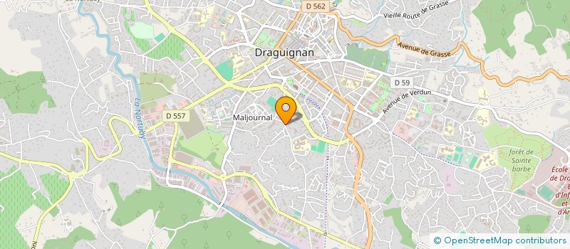 localisation de l'entreprise MONSIEUR LARBI EL HOUARI  DRAGUIGNAN