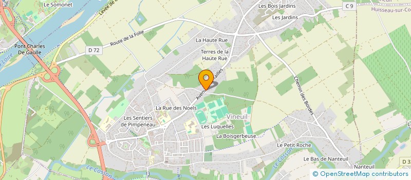 localisation de l'entreprise MONSIEUR LARBI GAOUAR à VINEUIL