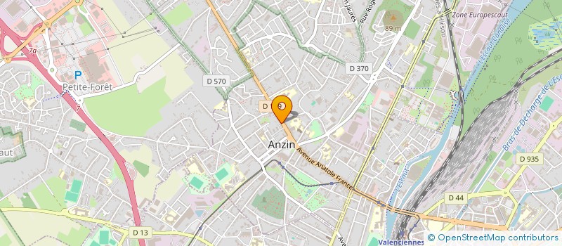 localisation de l'entreprise MONSIEUR LARBI GOUAL  ANZIN