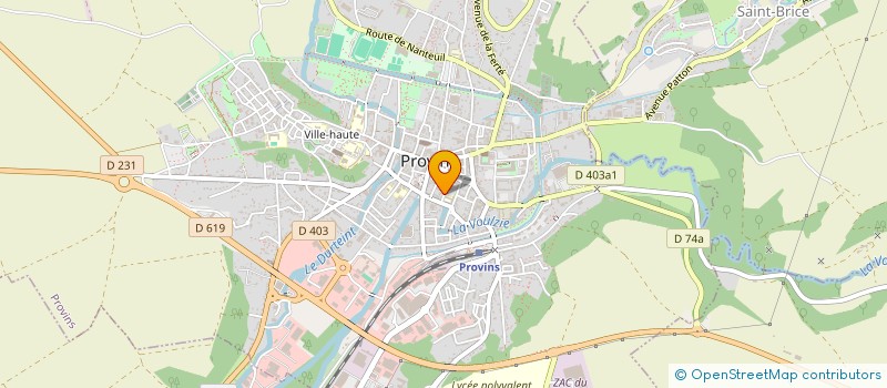 localisation de l'entreprise MONSIEUR LARBI HADJ NAAS  PROVINS