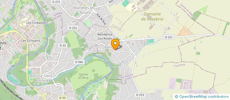 localisation de l'entreprise MONSIEUR LARBI HADJOUIS  PERIGNY