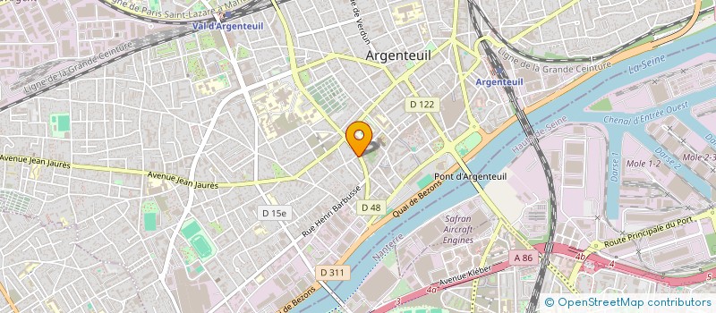 localisation de l'entreprise MONSIEUR LARBI HAFIANE  ARGENTEUIL