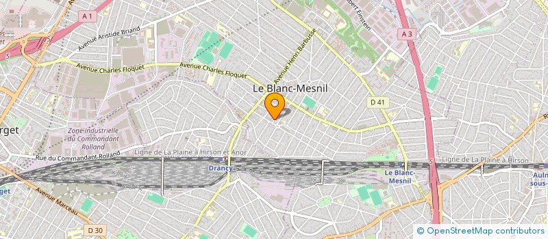 localisation de l'entreprise MONSIEUR LARBI HAIFI à LE BLANC-MESNIL
