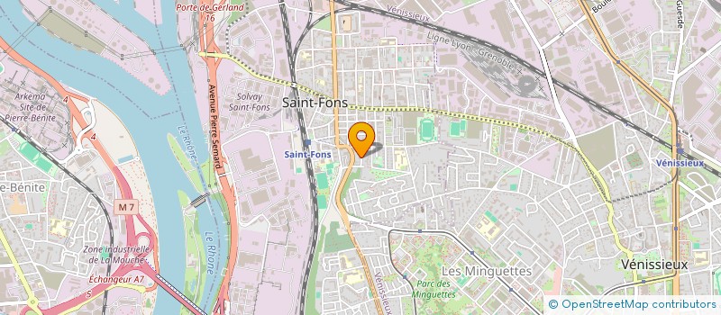 localisation de l'entreprise MONSIEUR LARBI HALLOUZ à SAINT-FONS