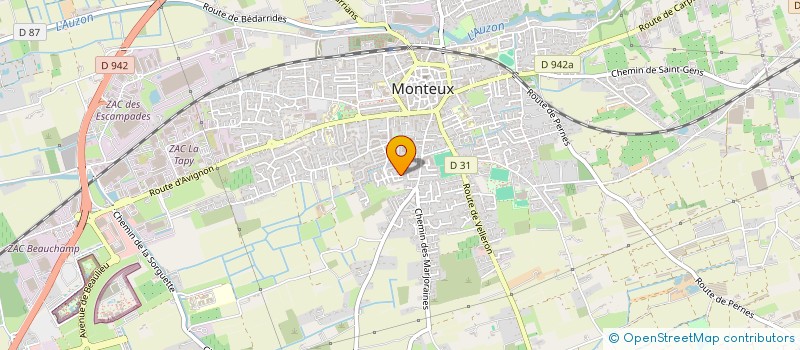 localisation de l'entreprise MONSIEUR LARBI HAMZA  MONTEUX