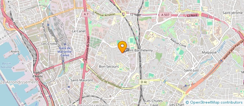 localisation de l'entreprise MONSIEUR LARBI JENDALI à MARSEILLE